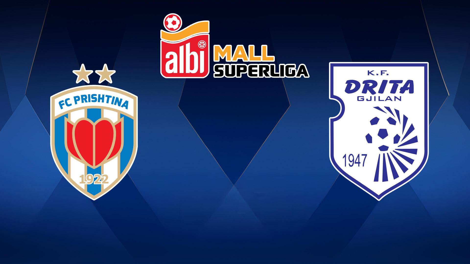 Futboll: ALBI Mall Superliga Prishtina - Drita